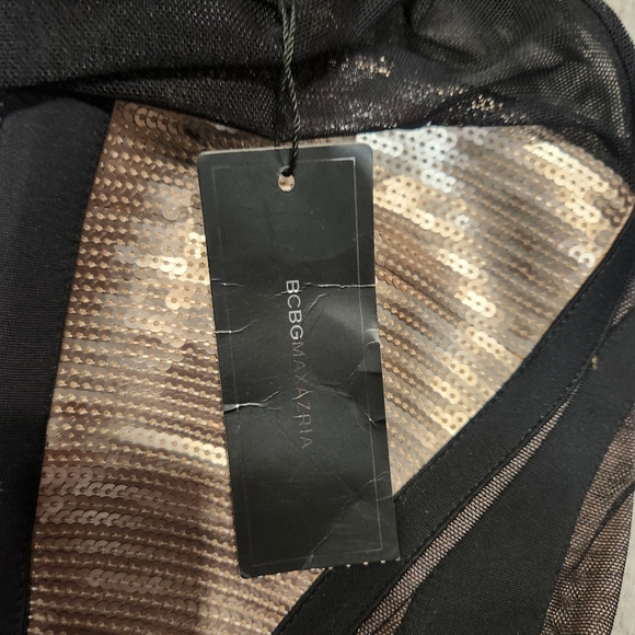 BCBGMAXAZRIA ROSE GOLD COCKTAIL DRESS SZ XS - Picture 2 of 5